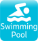 Pool hotel facility icon
